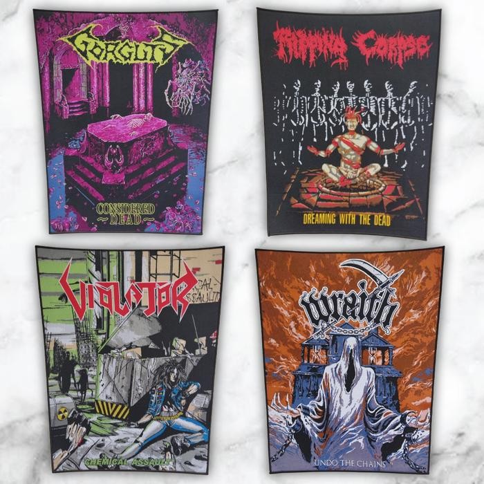 

AT EMBLEM/WOVEN PATCH JUAL SATUAN ACCESORIES ROCK METAL IMPORTED LIMITED