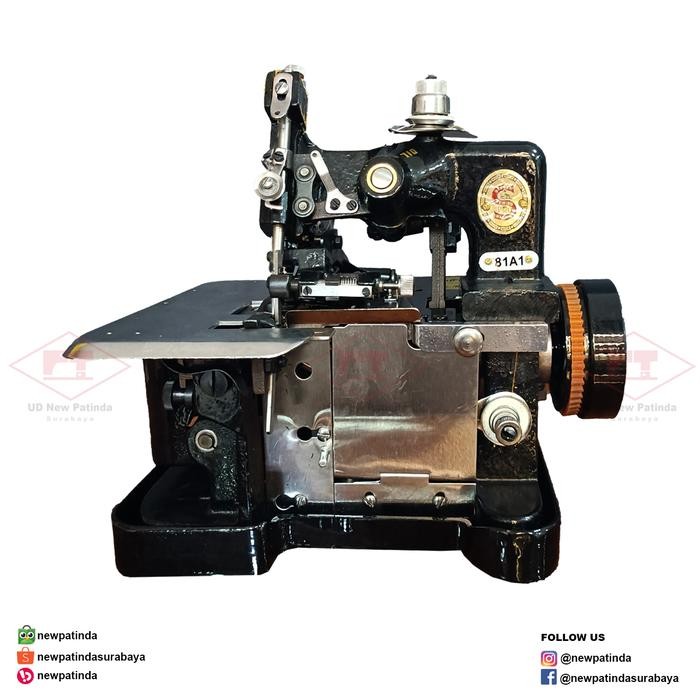 

AT mesin jahit obras 3 benang Singer 81A1 (mesin dan dinamo aja)