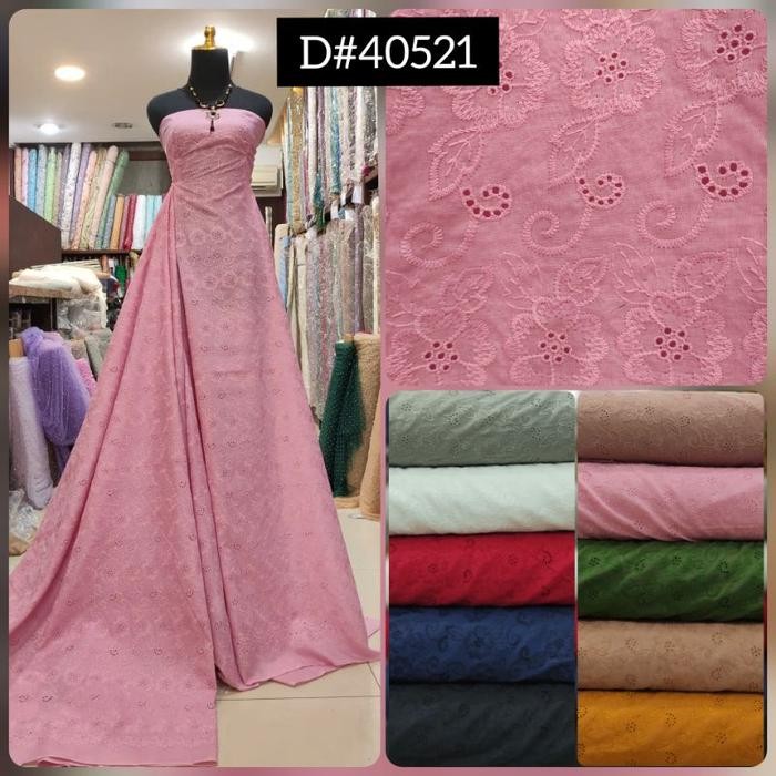 

AT Kain Katun Bordir Emboss Bunga Penuh D#40521