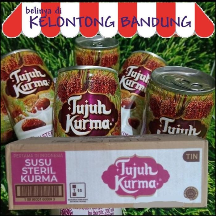

(Expert) Tujuh Kurma Kaleng 200 ml Susu Sapi Steril dus box karton