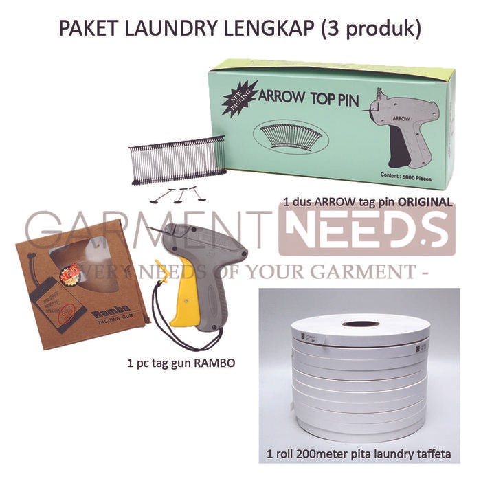 

AT Paket Laundry Alat tembak Tag gun & Tag pin & Pita label penanda