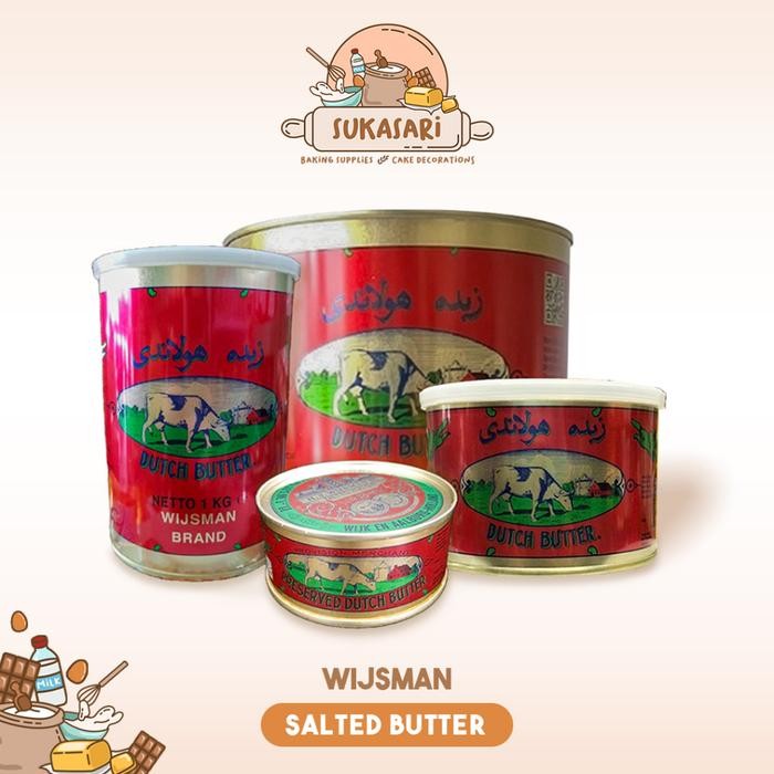 

(Expert) Sukasari - Wijsman Butter 200gr, 454gr, 1kg / Mentega Wysman / Wisman Salted Butter