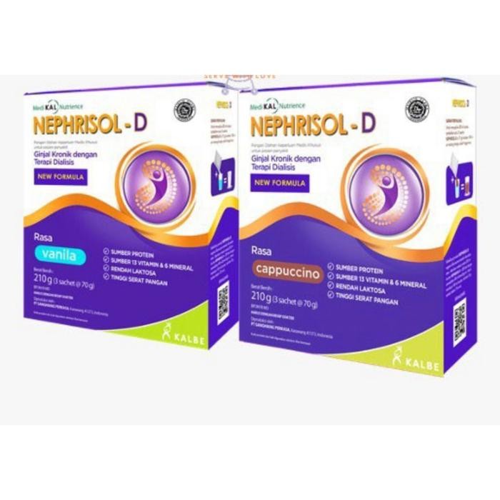 

(Expert) NEPHRISOL D - Nutrisi Tinggi Protein Pasien Gagal Ginjal Kronik HD / CAPD