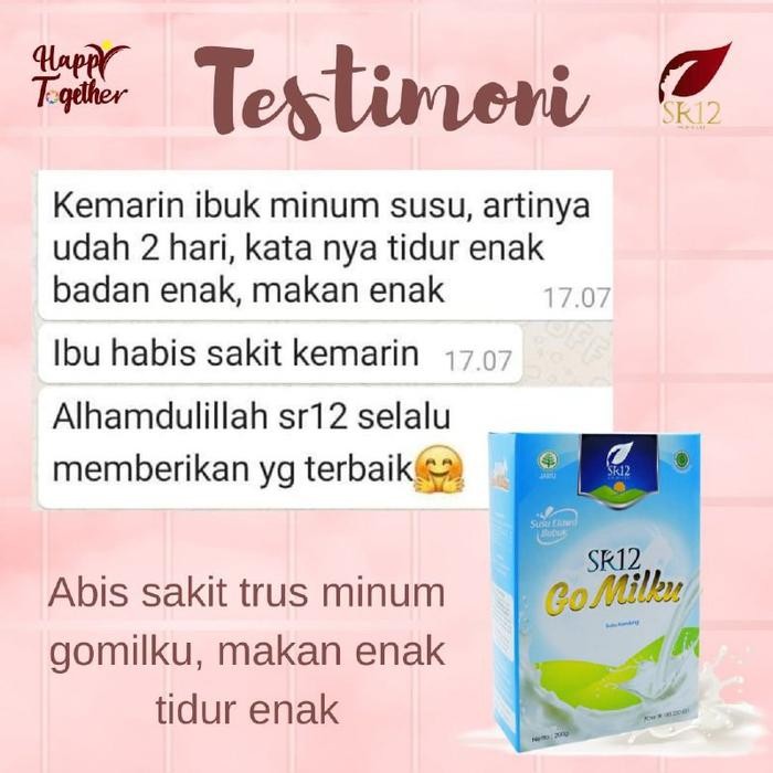 

(Expert) GO MILKU SR12 MENINGKATKAN KECERDASANAN ANAK MENINGKATKAN KESEHATAN TULANG DAN MENGATASI