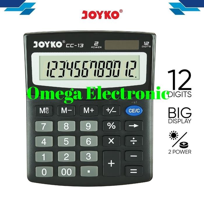 

Joyko CC 13 Calculator Desktop Meja Kalkulator Check Correct CC-13 12 Digits