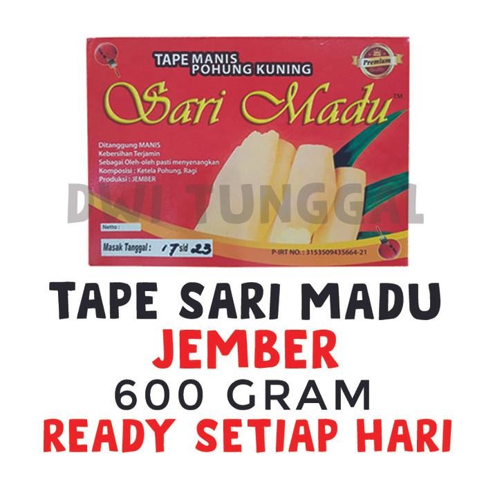 

(Expert) Tape Sari Madu Jember Asli 600 gram Ready hampir setiap Hari