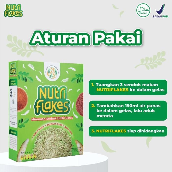 

(Expert) 2 BOX NUTRIFLAKES - SEREAL UMBI GARUT UNTUK ASAM LAMBUNG