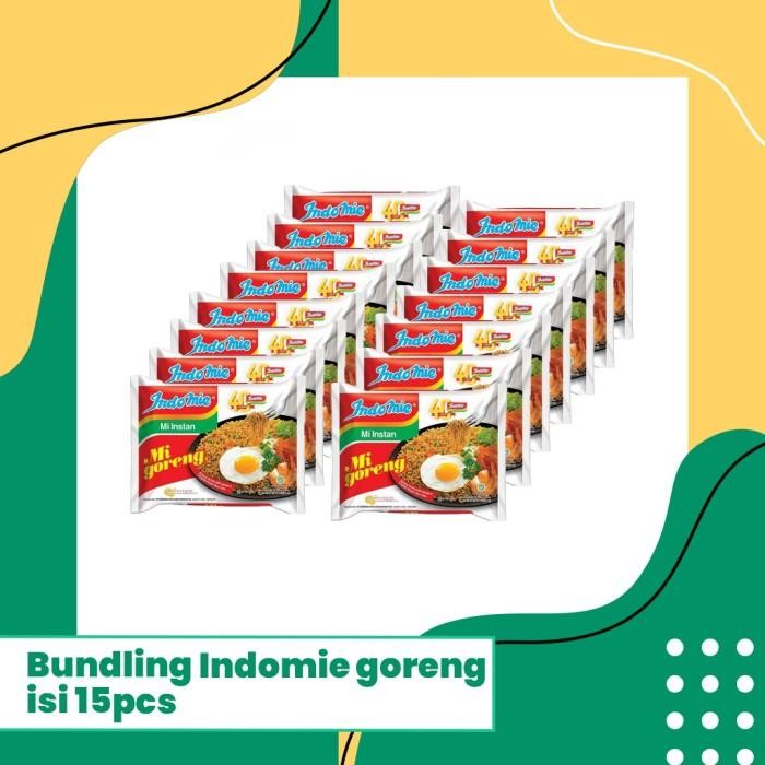 

(Expert) Indomie goreng isi 15 pcs