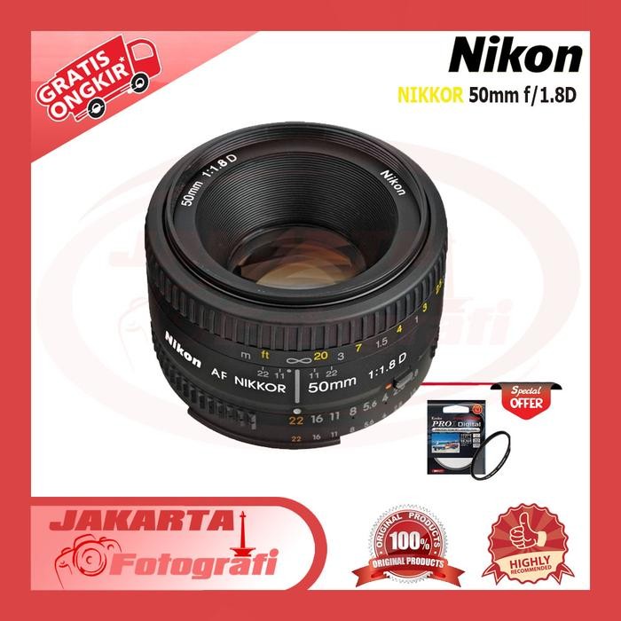 Nikon AF NIKKOR 50mm f/1.8D Lens