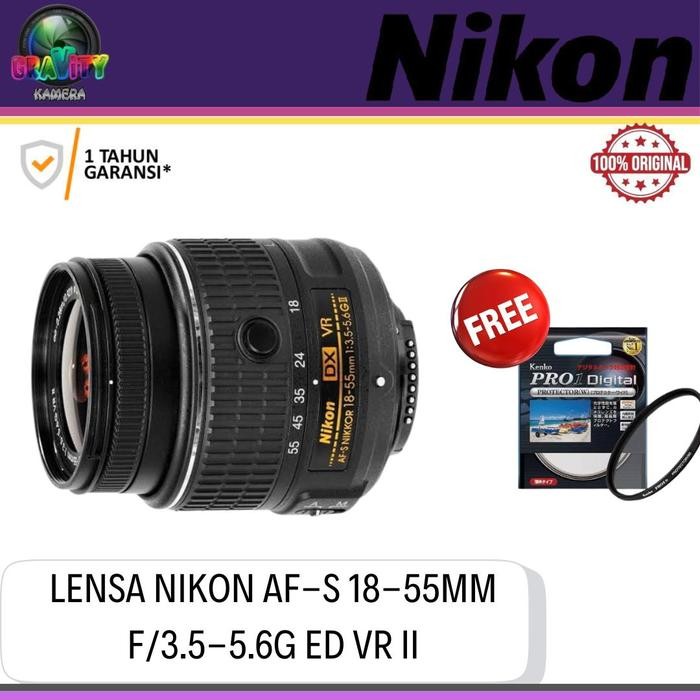 lensa nikon 18 55mm vr ii