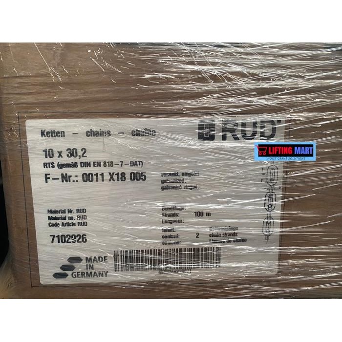 Paling Murah Load Chain Rantai Baja Hoist Hitachi Produksi Germany Original