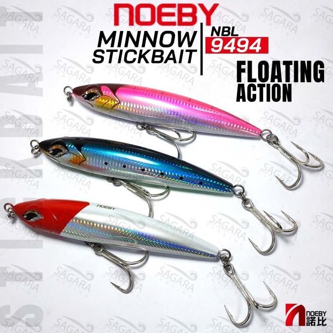 Tersedia Umpan Popping Casting Stickbait Noeby 9494 Floating Pencil Lure Umpan Pancing