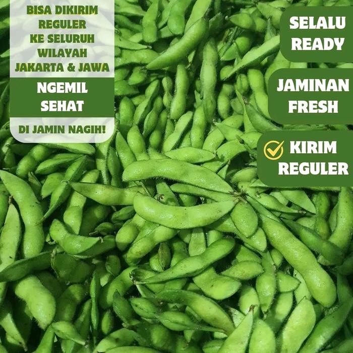 

New Edamame Fresh Kebun Premium Quality 1kg