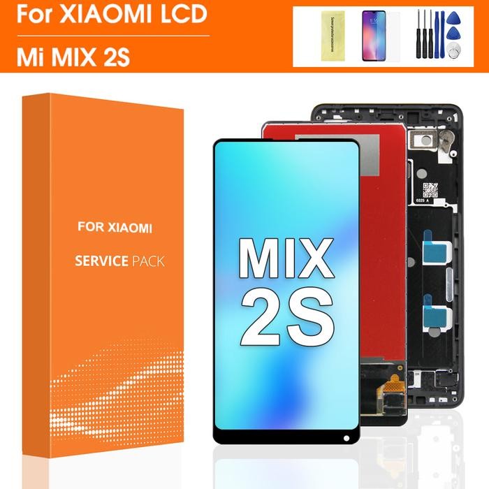 Pantalla LCD + Táctil Completa Para Xiaomi Mi Mix 2S - Display Negro Con Marco
