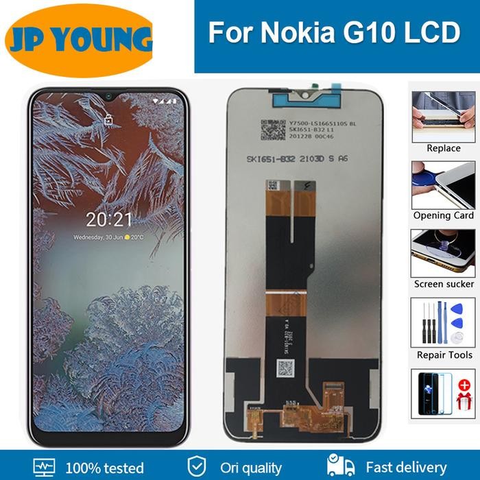 Original 6.52inch LCD For Nokia G10 LCD Nokia G20 Display Touch Scre