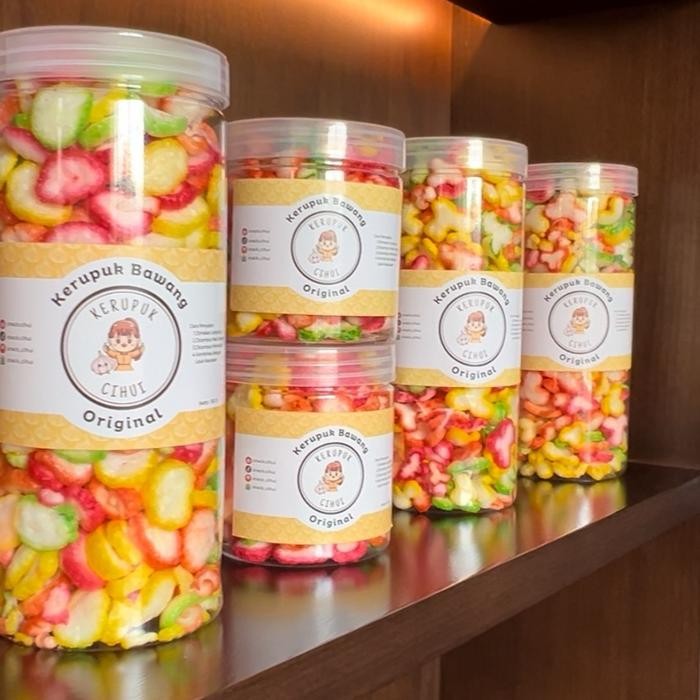 

New Kerupuk Bawang Original (Kancing) Krupuk