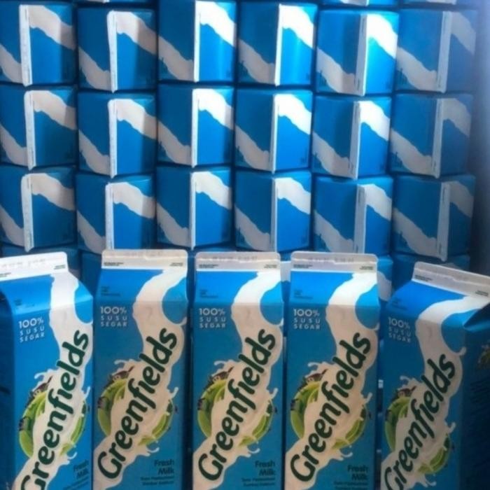 

New Susu greenfields fresh milk 1 liter