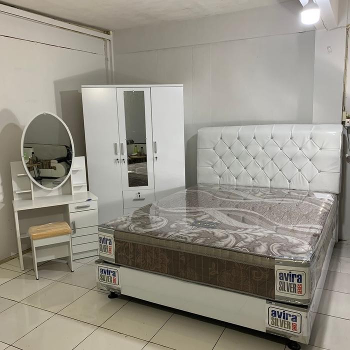 Satu Set Kamar Lemari Meja Rias Divan Dan Springbed Terlaris