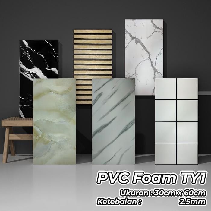 Paket 20 Lembar Wallpaper Dinding Kamar Vinyl Marble Granit Pvc Marmer Wallpaper Dinding Dapur
