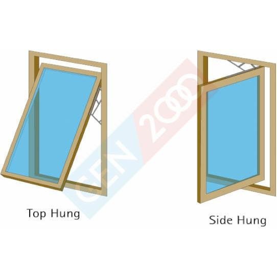 Engsel Jendela Kesmen 14 Inch Engsel Aluminium Swing Jungkit Jendela Terlaris