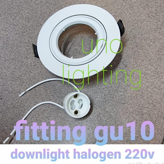 kap halogen gu10 downlight spotlight ceiling GU 10 kosongan 220volt