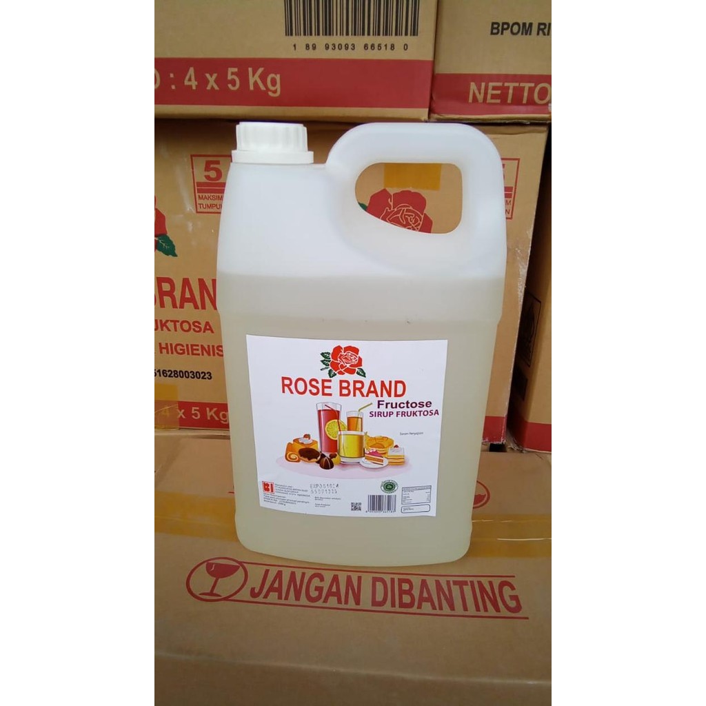 

Gula Cair / Sirup Fructose Rosebrand 5 Liter -Gratisongkir
