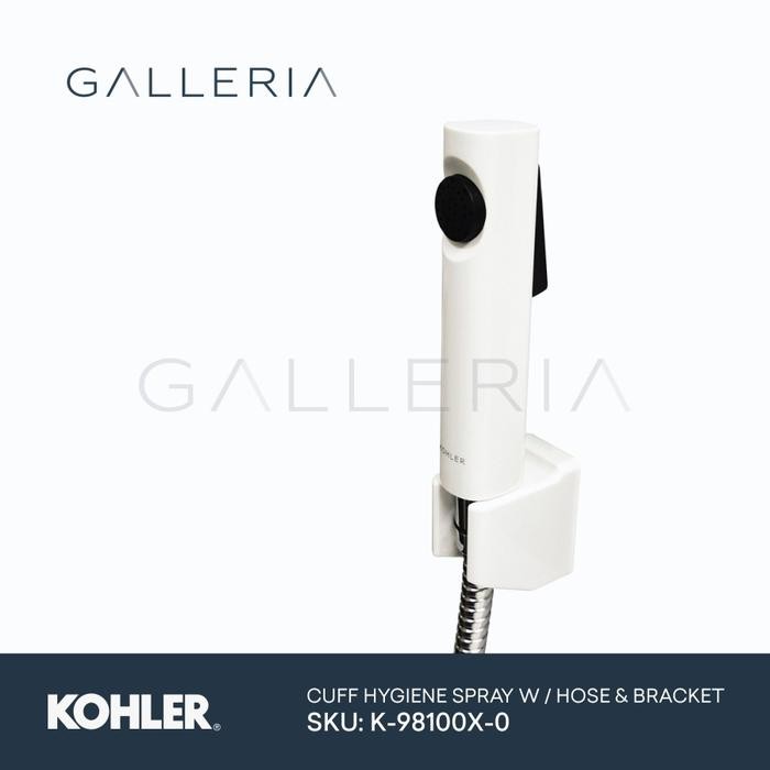 Wolbin Kohler Cuff Hygiene Spray White K-98100X-B-0 / Kohler Jet Spray