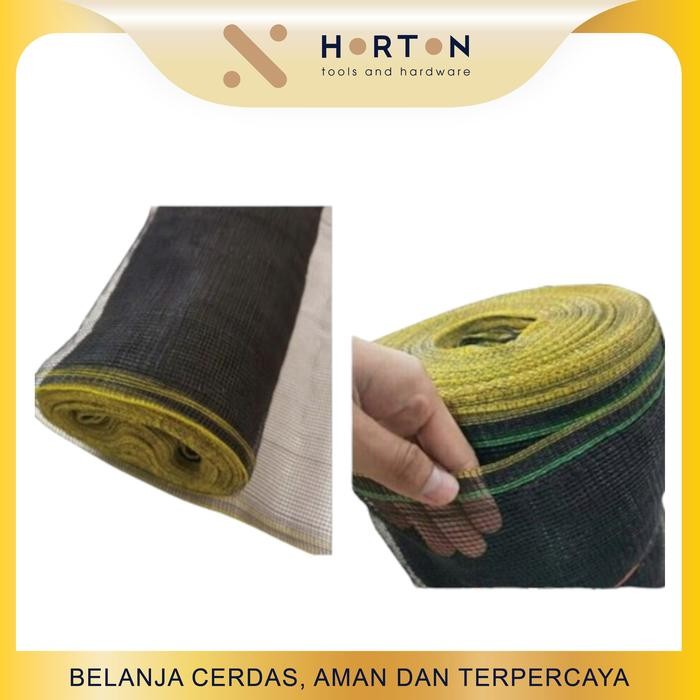 Waring Jaring Hitam Serbaguna Roll (Pagar,Kolam,Tambak,Perkebunan) Pasti Ori