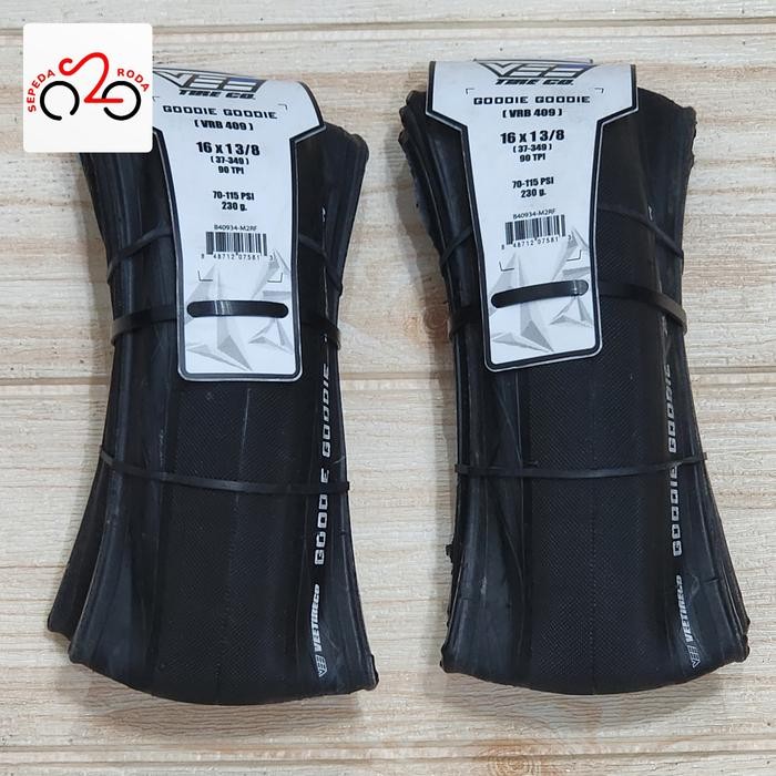 Ban luar VEE Tire Goodie Goodie 16x1-3/8 KEVLAR enak empuk BROMPTONN