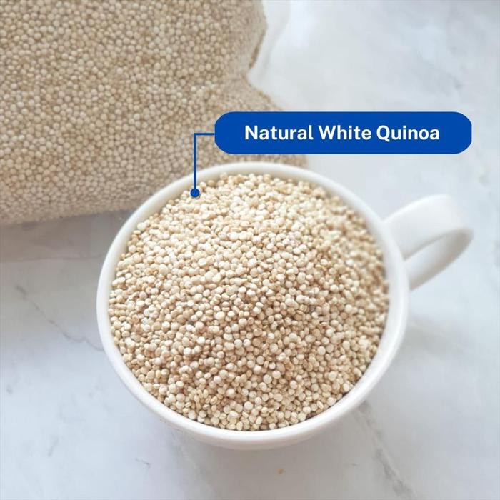 

White Quinoa Grain Natural 1 KG ( Quinoa Putih )