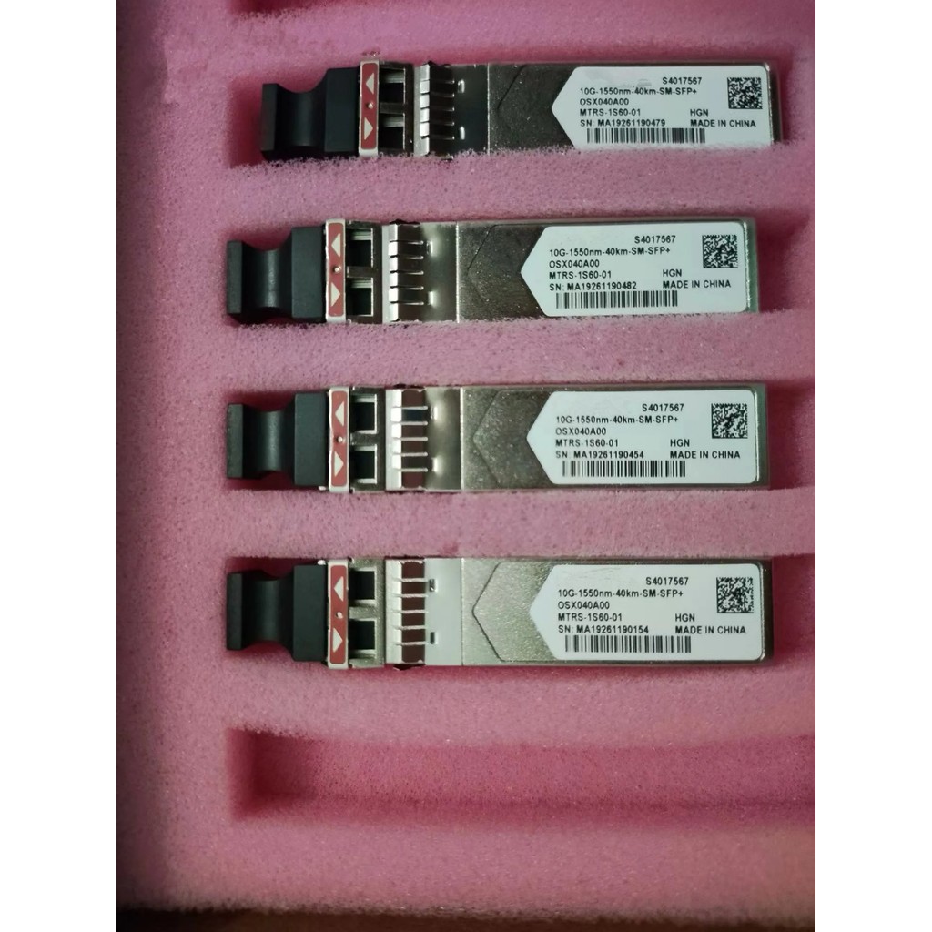 1Pcs Sfp 40Km 10G Transceiver 10G-1550Nm-40Km-Sm-Sfp+ S4017567 Osx040A00 34060796 10Gb 40Km Fiber