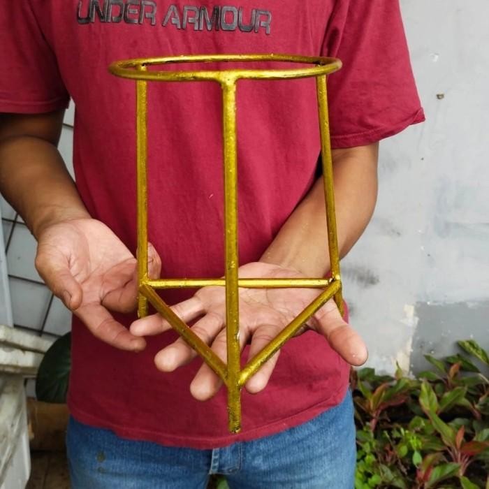 Standing Pot Besi , Rak Pot Besi Diameter 15 Cm, Standing Pot 3 Kaki