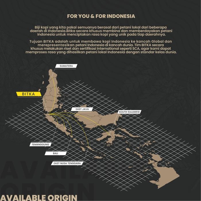 

Bitka Flores Temanggung Blend Multi Origin Coffee Biji Kopi #Gratisongkir #Sale #Discount