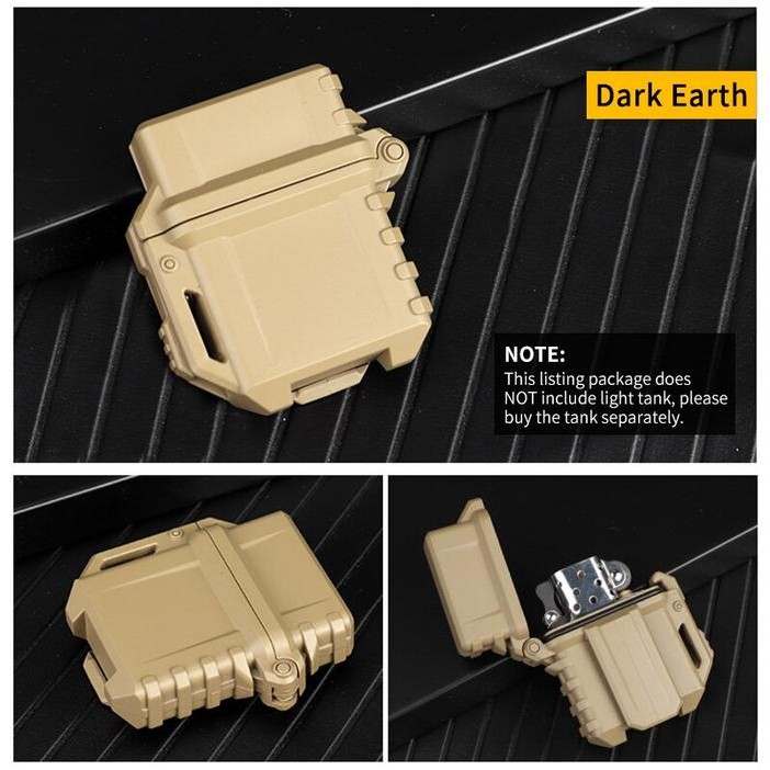 Armor Case Zippo Cover Tactical Sarung Kondom Army Military