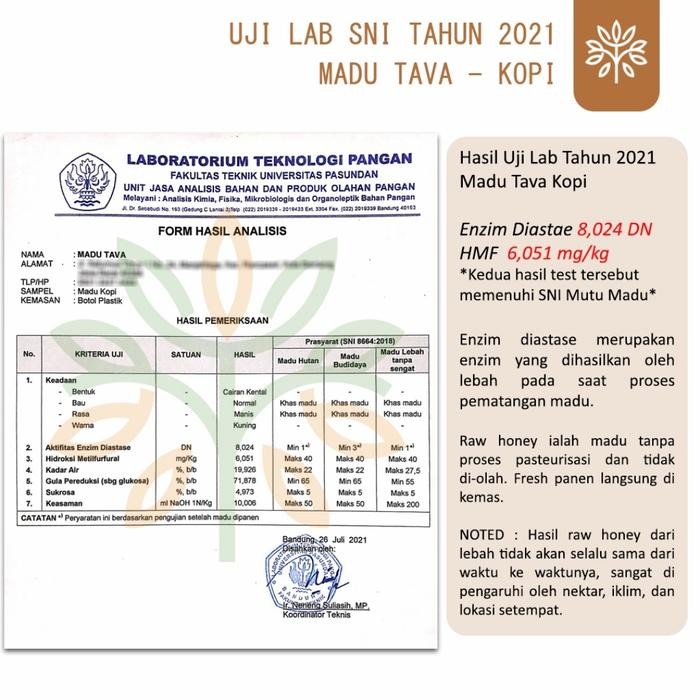 

Madu Murni Tava Nektar Kopi 1 Kg Pure Raw Honey Alami