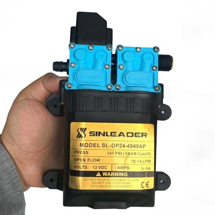 Pompa dual pump dc 12v Sinleader SL-DP24 141 Psi Motor 4949 - ORIGINAL