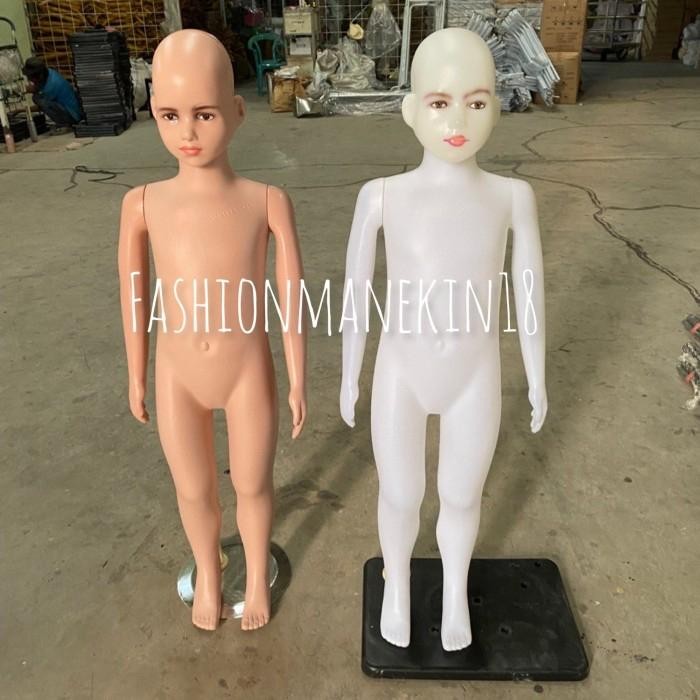 Manekin Fullbody Anak Sd 3 Model Kepala Manekin-Patung Baju Anak Kecil