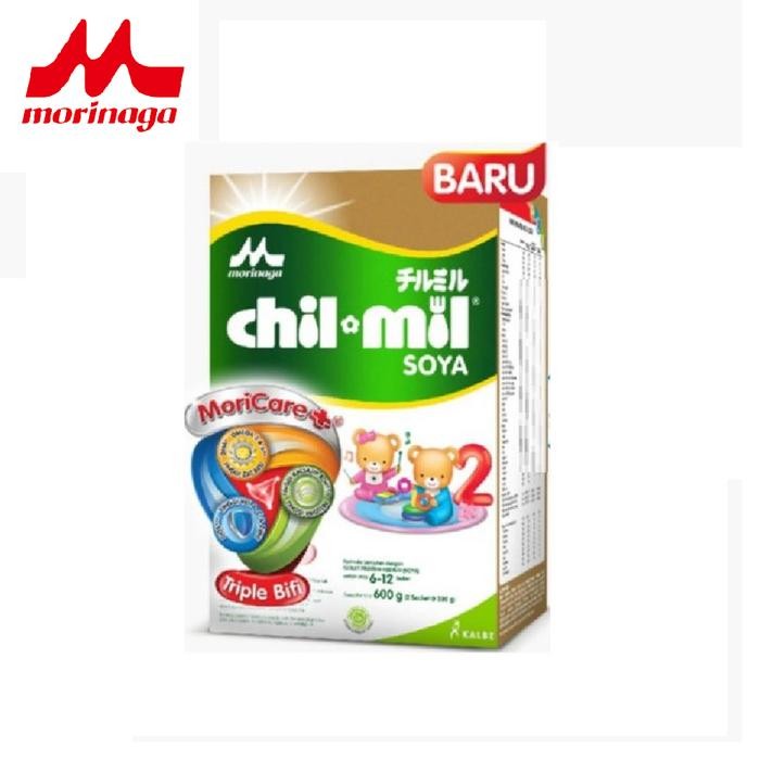 Morinaga Chil Mil Soya Susu Formula Lanjutan Box 600 G