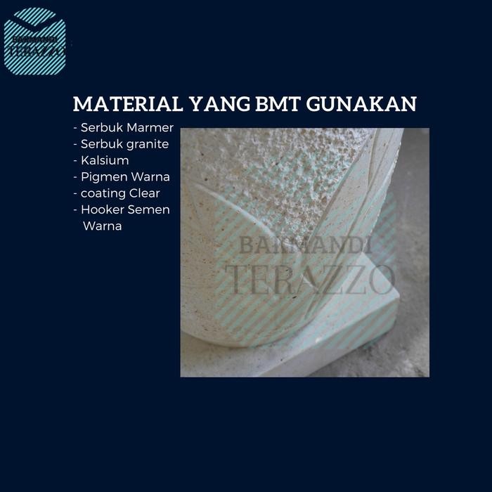 BAK MANDI TERAZZO - BAK AIR KAMAR MANDI MARMER TERASO BAKUL JUMBO masih ready