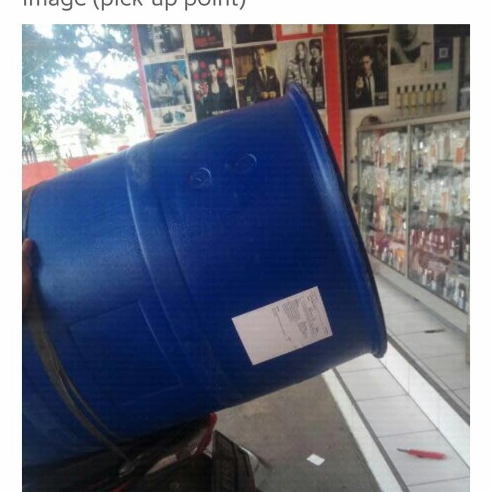 drum plastik 200 liter bahan tebal HDPE seperti baru masih ready