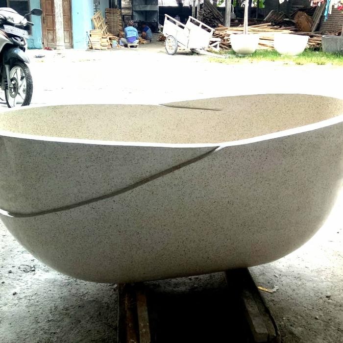 Terazzo Bathup Tulip/ Bak mandi teraso 1508065 masih ready