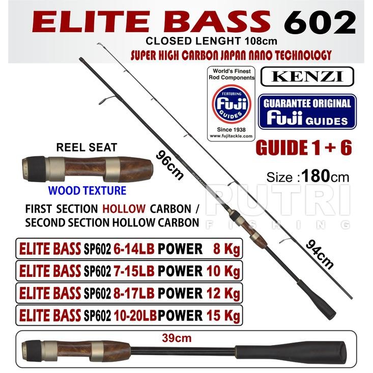JORAN KENZI ELITE BASS 602 6-14lbs 7-15lbs 8-17lbs 10-20lbs Spinning