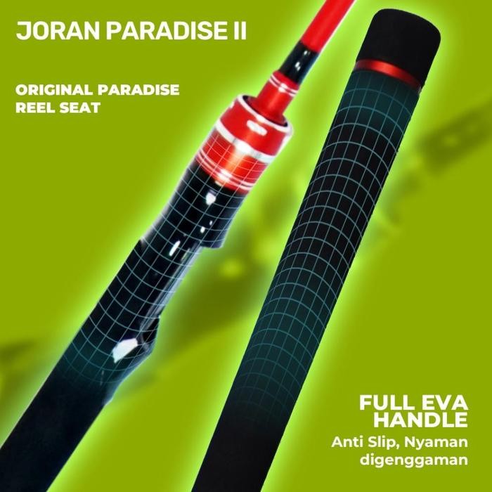Tornado Paradise Joran Pancing Fiber Solid Paradise 2 Ii Handle Full Eva Garansi 1 Tahun Terbaru
