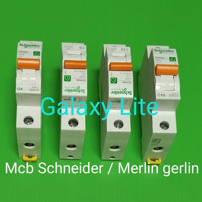 MCB Schneider / Merlin Gerlin 1phase 6A, 10A ,16A Terlaris