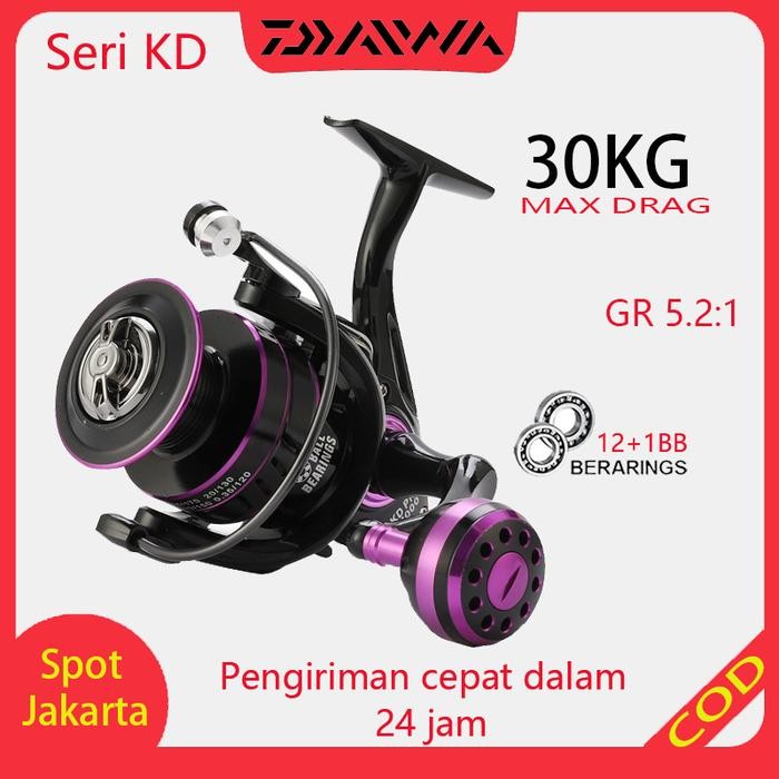 DAIWA reel spinning saltwater KD-1000 7000 Metal Body Handle Spool Reel Fishing Reel gulungan