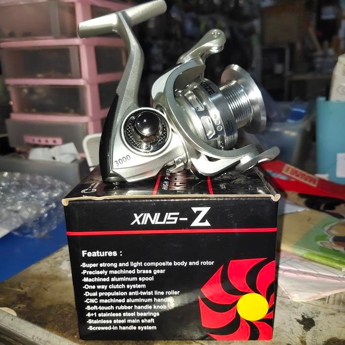 reel kamikaze xinus z 3000 power handel reel bagus carbon