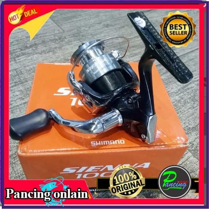 Reel shimano / Reel pancing / Alat Pancing Shimano Sienna 1000FE 1+1bb