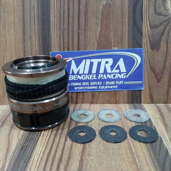 set up carbontex reel okuma epixor xt 40s