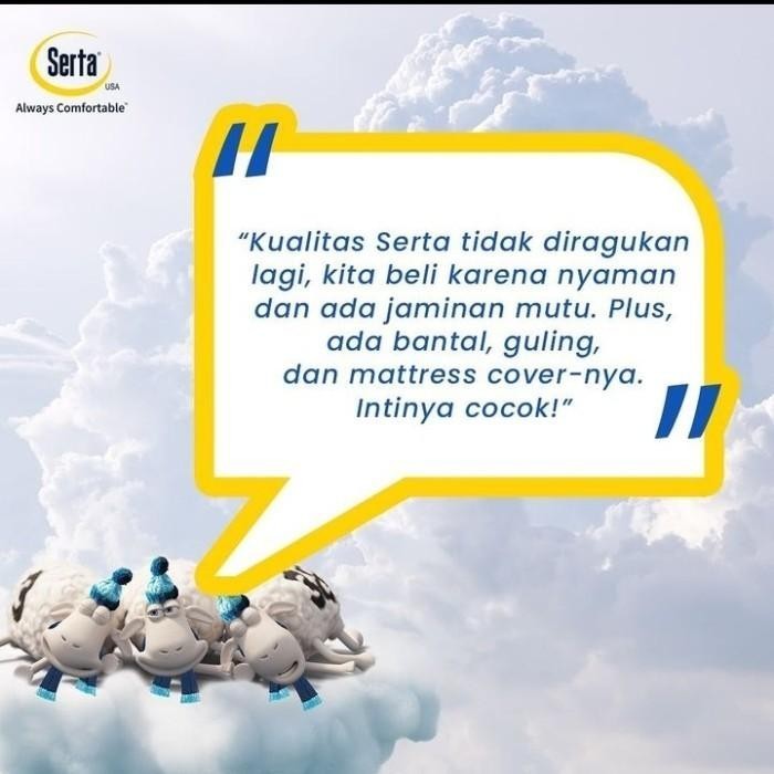 Serta Kasur Springbed Passion (Full Set) - Ukuran 180X200