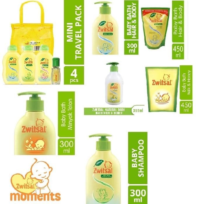 Zwitsal Baby Bath 2in1/zwitsal shampoo 450ml / 300ml pump